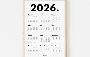 Calendriers hivernal et running 2026