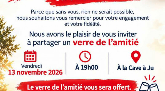 Pot des bénévoles du JMA